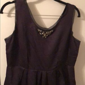 Simply Vera by Vera Wang Silky Purple Dress